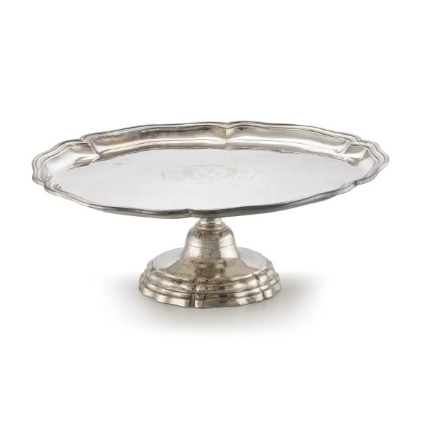 A SILVER STAND, STATO PONTIFICIO, 19TH CENTURY