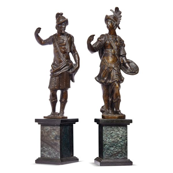 A PAIR OF FIGURES, VENETIAN WORKSHOP, EARLY 17TH CENTURY