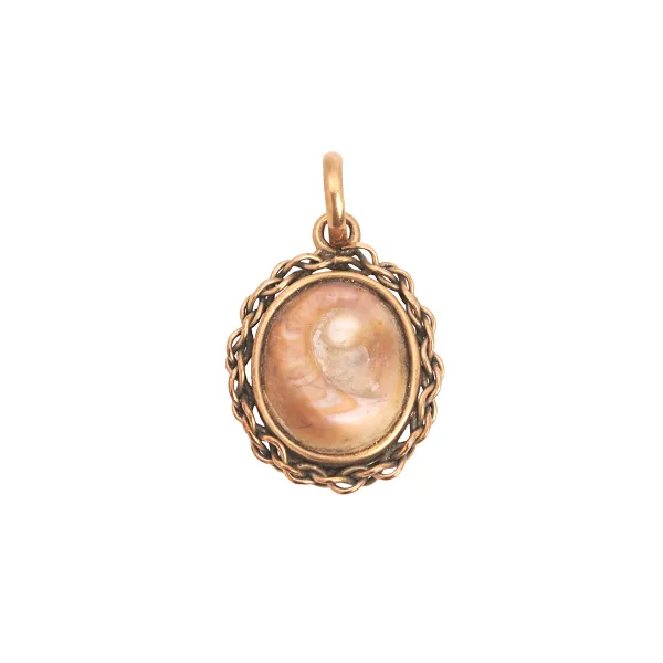 SANTA LUCIA EYE PENDANT IN GOLD