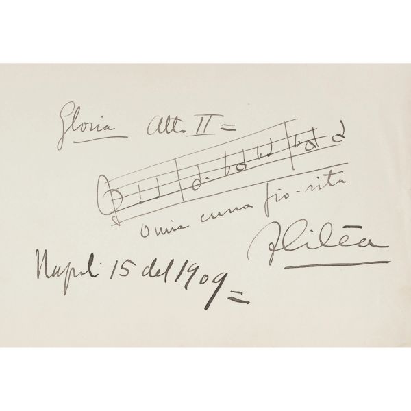 



Nice set of eight autographed musical quotations