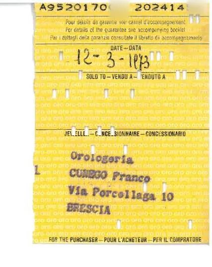 OMEGA OROLOGIO DA TAVOLO ANNO 1973