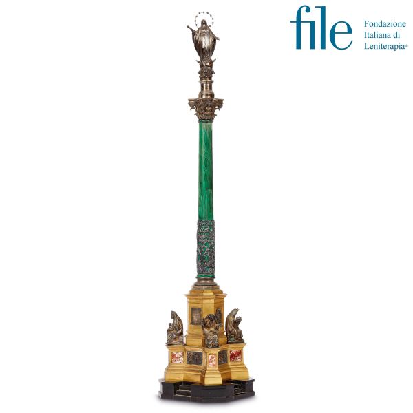 



A ROMAN MODEL OF THE COLUMN OF THE IMMACULATE CONCEPTION, SECOND HALF 19TH CENTURY 