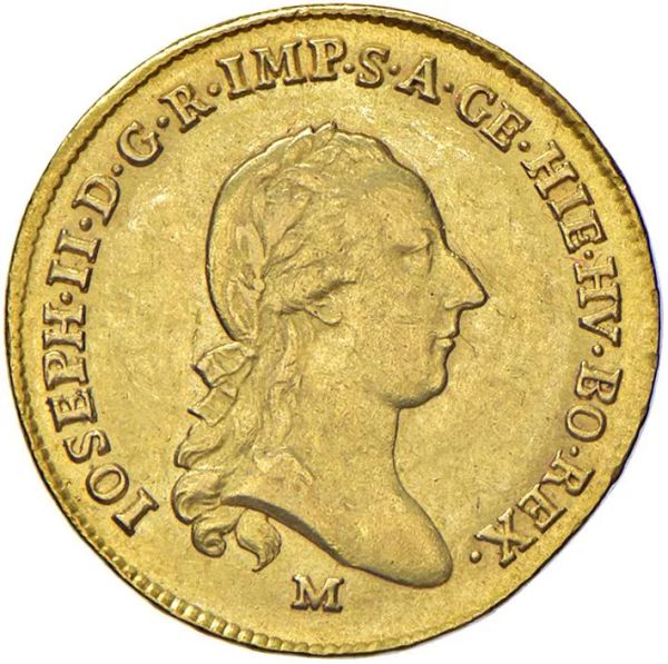MILANO. GIUSEPPE II D&rsquo;ASBURGO-LORENA (1780-1790) MEZZO SOVRANO 1787