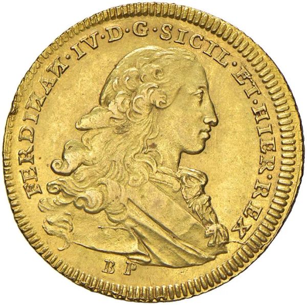      NAPOLI. REGNO DELLE DUE SICILIE. FERDINANDO IV DI BORBONE (1759-1816) 6 DUCATI 1769 