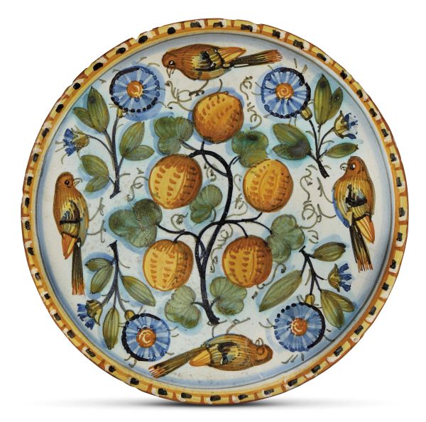A DISH ON FOOT, MARCHE OR UMBRIA, 17TH CENTURY