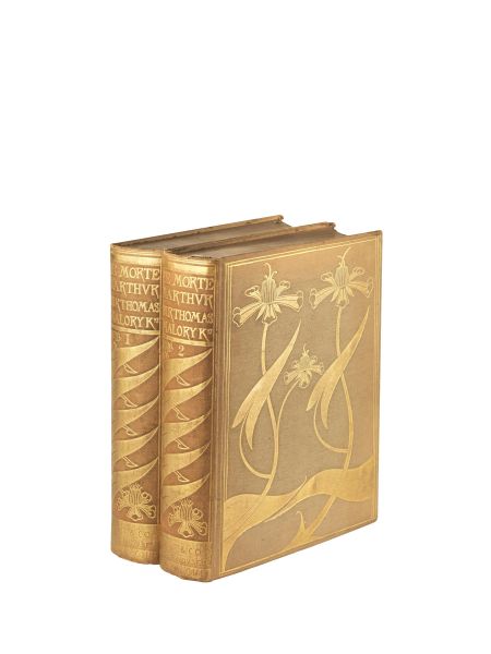 (Illustrati 800 &ndash; Art Nouveau) BEARDSLEY, Aubrey &ndash; MALORY, Thomas. Le Morte Darthur. The birth, life, and acts of King Arthur. (London, Printed by Turnbull &amp; Spears for J. D. Dent at Aldine House, 1893-1894).