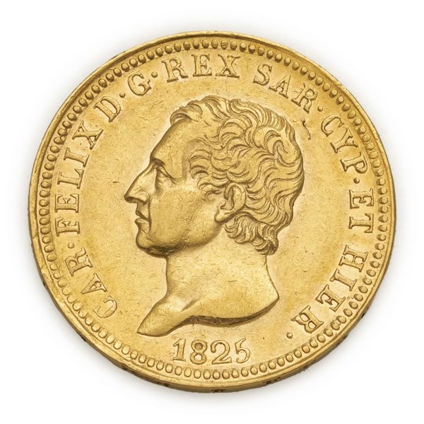 



Carlo Felice (1821-1831) &ndash; 40 Lire 1825 &ndash; Zecca: Torino
