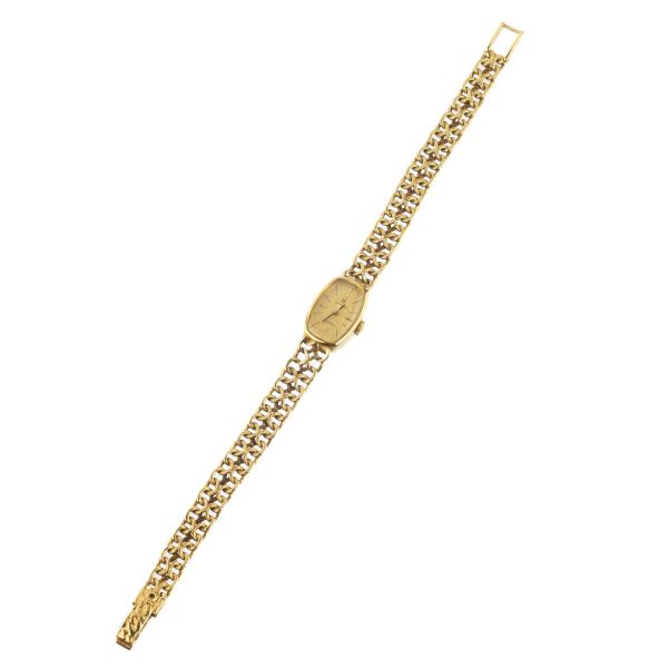 OMEGA LADY'S WATCH IN 18KT YELLOW GOLD