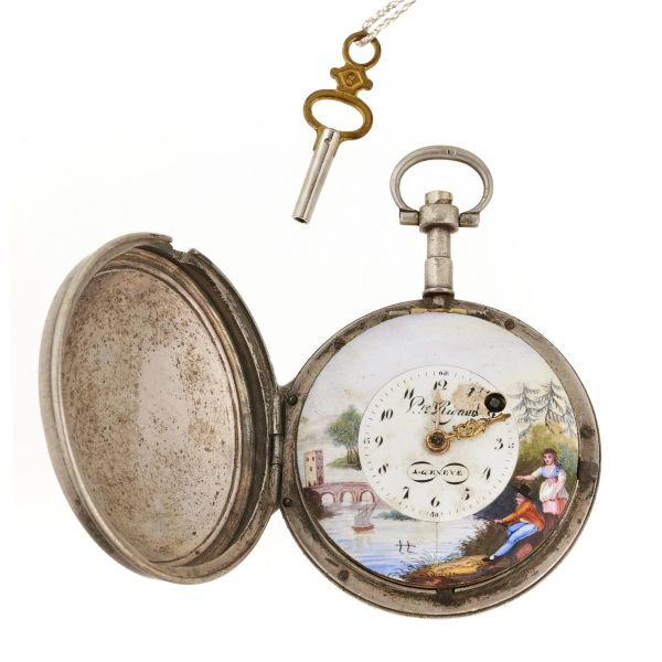 



PRE RIGAUD SILVER POCKET WATCH