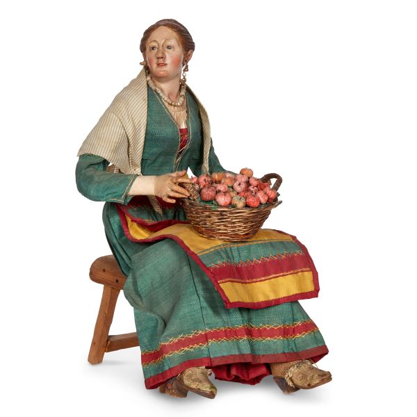 



A YOUNG PEASANT WOMAN, NAPLES, 18TH CENTURY