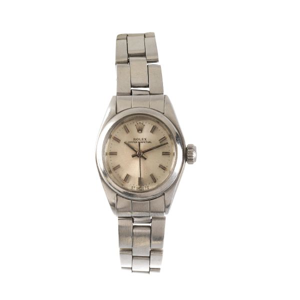 Rolex - ROLEX OYSTER PERPETUAL LADY REF. 6718 STAINLESS STEEL WRISTWATCH N. 38034XX, 1974