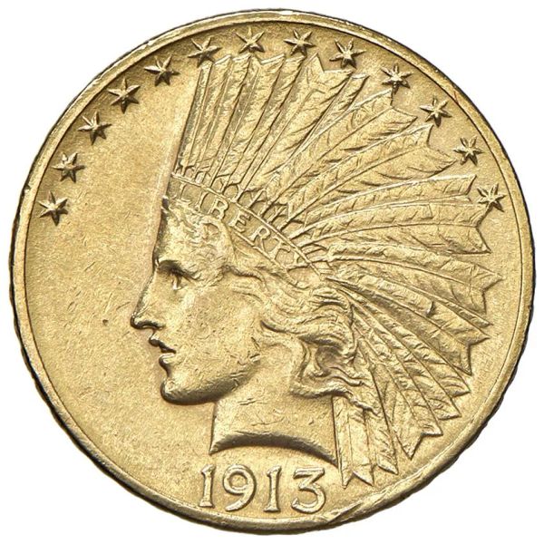



STATI UNITI. 10 DOLLARI 1913 INDIAN