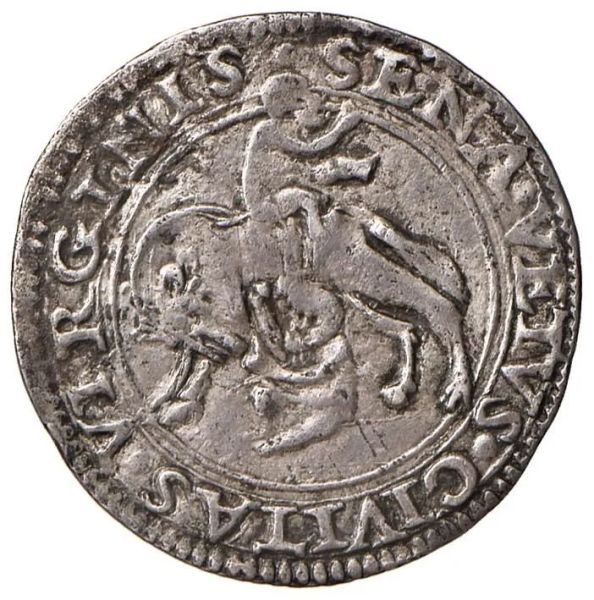 SIENA REPUBBLICA (1404 &ndash; 1555), GROSSO DELLA LUPA DA 7 SOLDI (Capitoli del 8 giugno 1510)