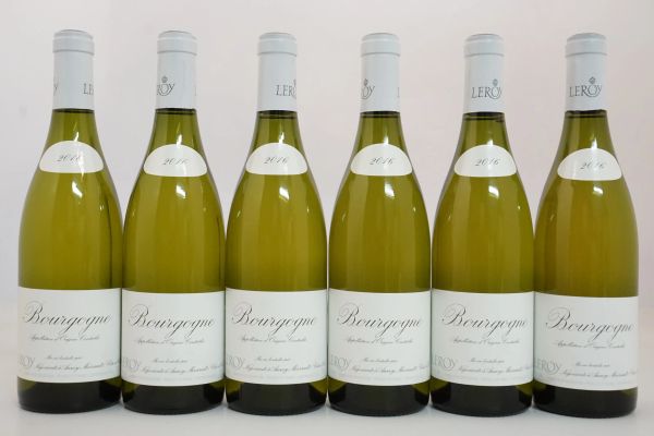      Bourgogne Blanc Domaine Leroy 2016  