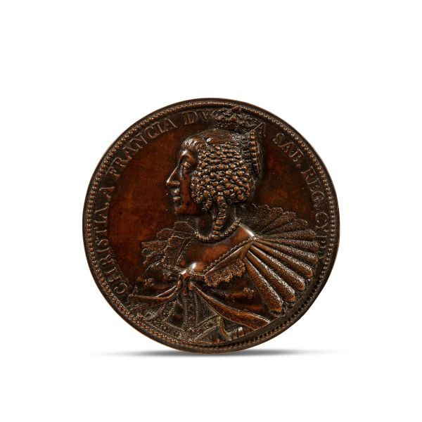 



Abraham Dupr&eacute;, Christina of France, 1637, bronze