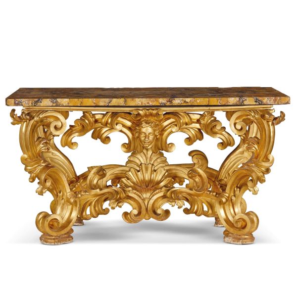 IMPORTANTE CONSOLE, ROMA, SECOLO XVIII 