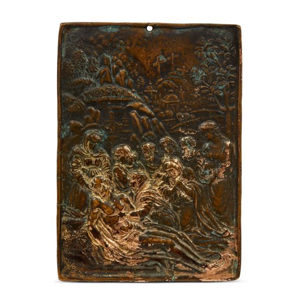 



Central Italy, first half 16th century, Lamentation of Christ, bronze