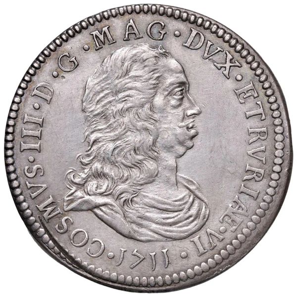 LIVORNO. COSIMO III DE&rsquo; MEDICI (1670-1723) TOLLERO 1711