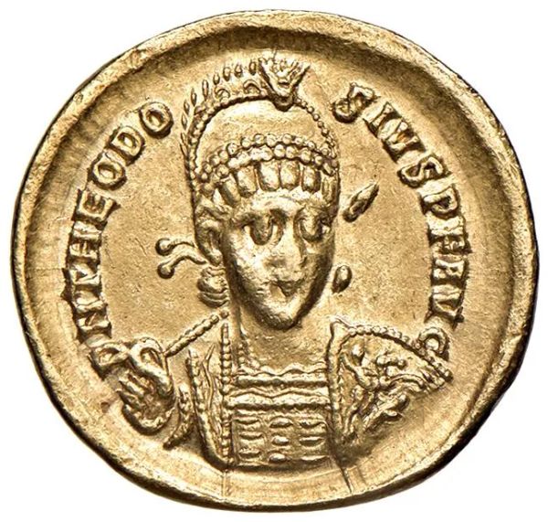 COSTANTINOPOLI. TEODOSIO II (405-450) SOLIDO