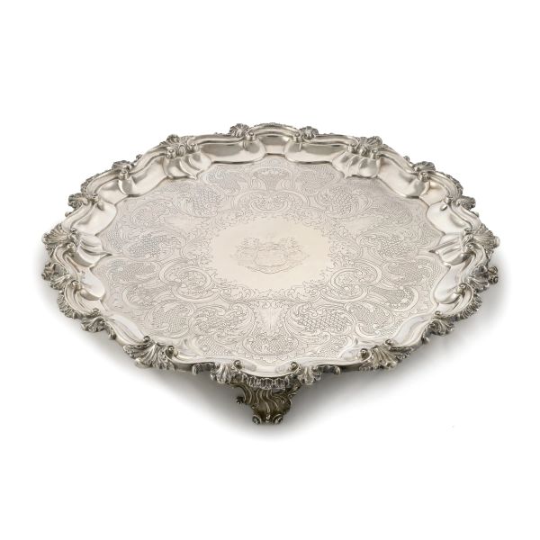 GRANDE SALVER, EDINBURGO, 1839, ARGENTIERE, JAMES HOWDEN &amp; CO