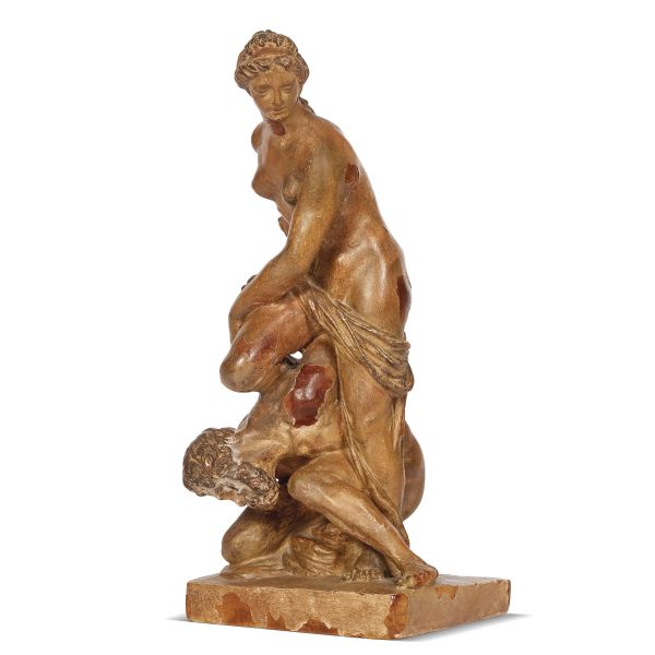 



Florentine plastic artist, second half 18th century, Virtue triumphing over Vice, patinated terracotta group
