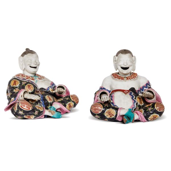 



A PAIR OF SAMSON MAGOT, FRANCE, 19TH CENTURY