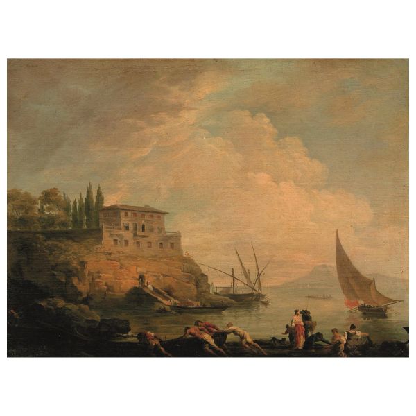 Seguace di Claude Joseph Vernet, secc. XVIII-XIX