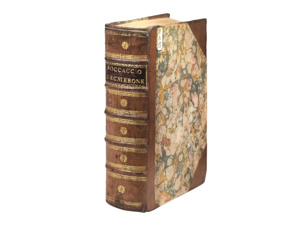 BOCCACCIO, Giovanni. Il Decameron. Quarta editione. In Firenze, nella stamperia de&rsquo; Giunti, del mese di febbraio 1587.