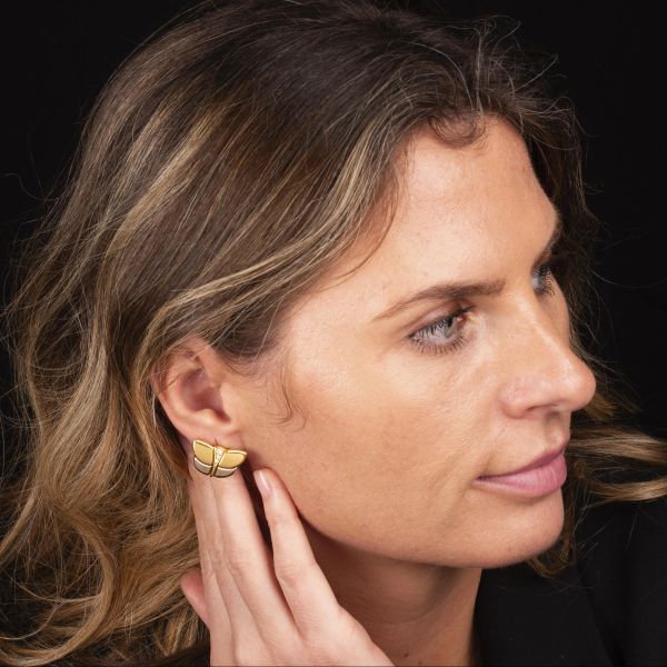 BULGARI PAIO DI ORECCHINI A FARFALLA CON DIAMANTI