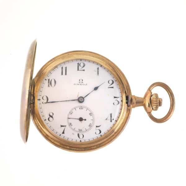 Omega - OMEGA GRAND PRIX PARIS 1900 IN 14KT YELLOW GOLD POCKET WATCH