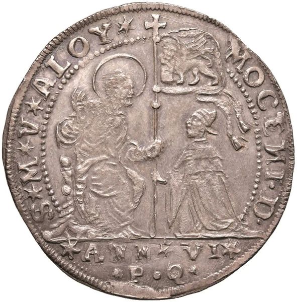 VENEZIA. ALVISE MOCENIGO III DOGE CXII (1722-1732) OSELLA anno VI 1727