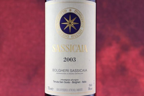 



Sassicaia Tenuta San Guido 2003