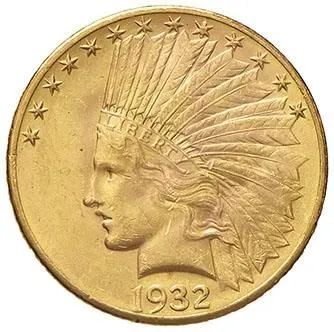U.S.A., 10 DOLLARI 1932