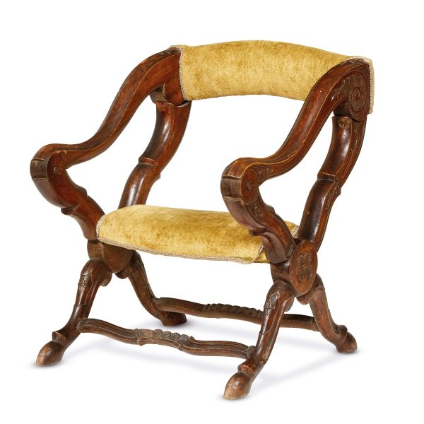 



A VENETIAN ARMCHAIR-KNEELING CHAIR, 18TH CENTURY