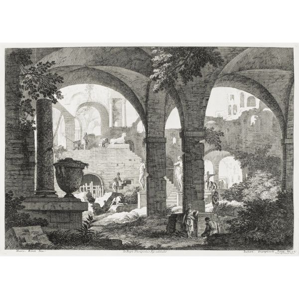 Giampiccoli, Giuliano e Giovanni Battista Tiepolo. Tabulas a Marco Ricci Auctore. Venezia, Viero,...