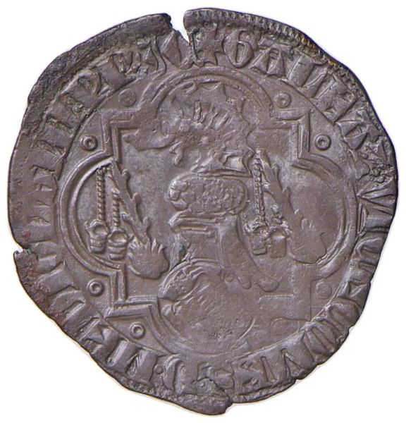 MILANO. GALEAZZO II VISCONTI (1355-1378) PEGIONE O GROSSO DA 1 &frac12; SOLDI