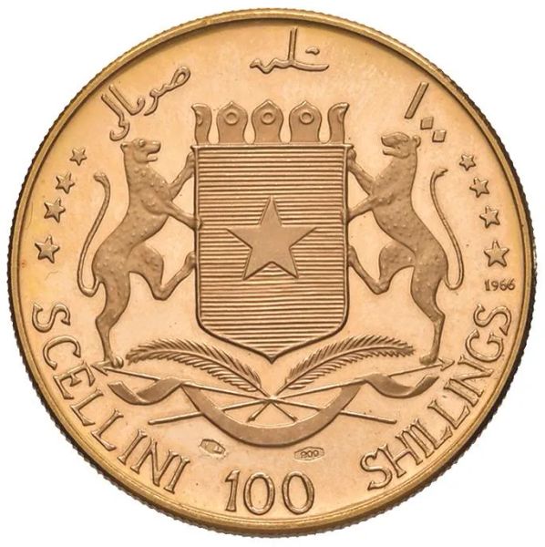 SOMALIA. 100 SCELLINI 1965