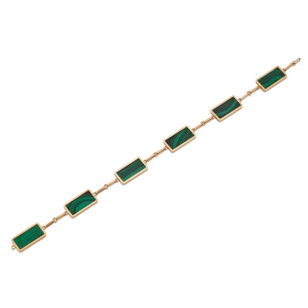 



MALACHITE CHAIN NECKLACE IN 18KT YELLOW GOLD