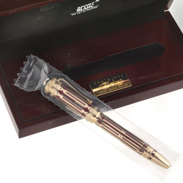 MONTBLANC "CATHERINE II THE GREAT" PATRON OF ART LIMITED EDITION N. 2558/4810 FOUNTAIN PEN,  [..]