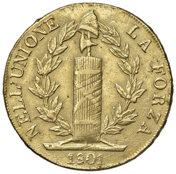 



GENOVA. REPUBBLICA LIGURE (1798-1805) 96 LIRE 1801