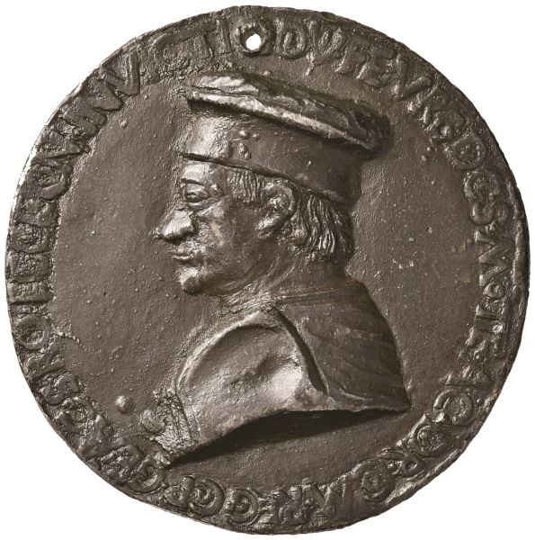 FEDERICO DA MONTEFELTRO DUCA DI URBINO (1474-1482) MEDAGLIA post 1474 opus Sperandio Savelli da Mantova (1431-1504)
