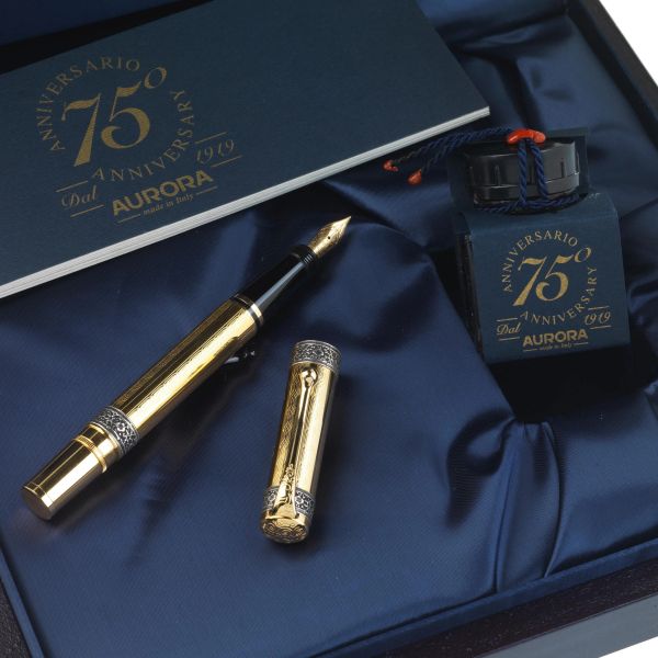 AURORA "75&deg; ANNIVERSARY" LIMITED EDITION FOUNTAIN PEN N. 1340/1919