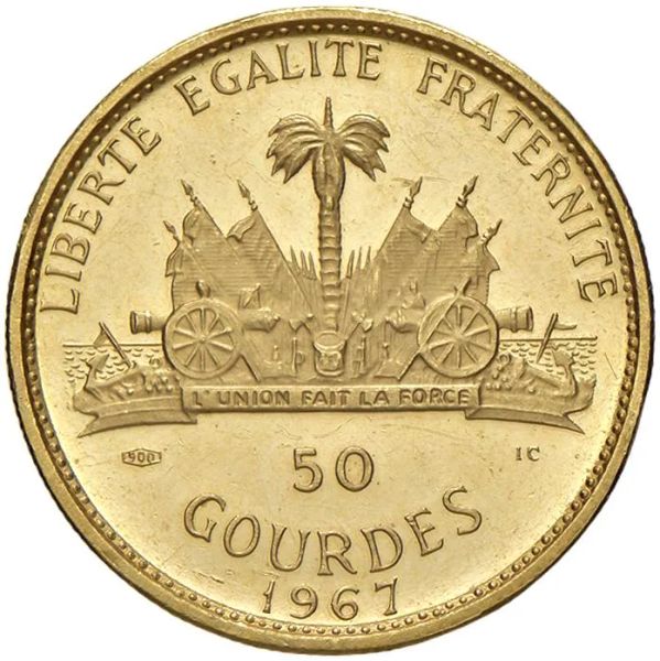 HAITI REPUBBLICA 50 GOURDES 1967