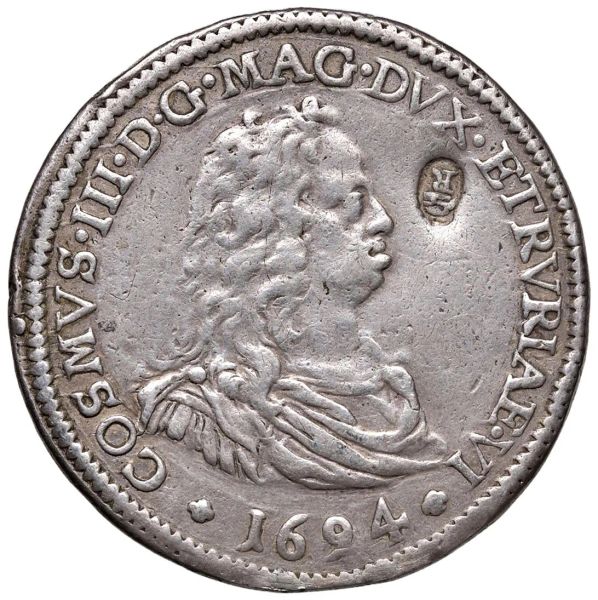 FIRENZE. COSIMO III DE&rsquo; MEDICI (1670-1723) PIASTRA 1694