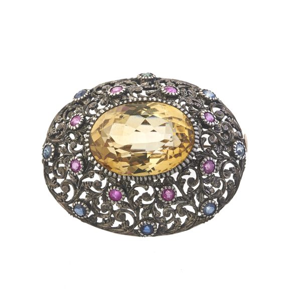 ANELLO FLOREALE CON SPILLA