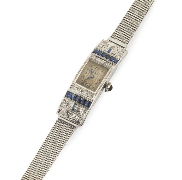 



UNVER OROLOGIO DA DONNA IN ORO BIANCO DIAMANTI E ZAFFIRI 