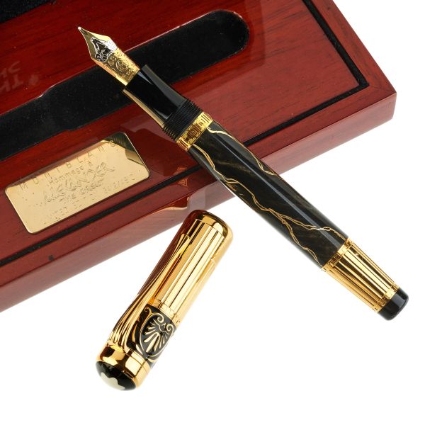 MONTBLANC 'HOMMAGE A ALEXANDER THE GREAT' PENNA STILOGRAFICA SERIE PATRON OF ART EDIZIONE LIMITATA N.  [..]