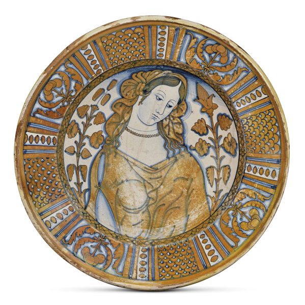A CHARGER, DERUTA, CIRCA 1500-1520