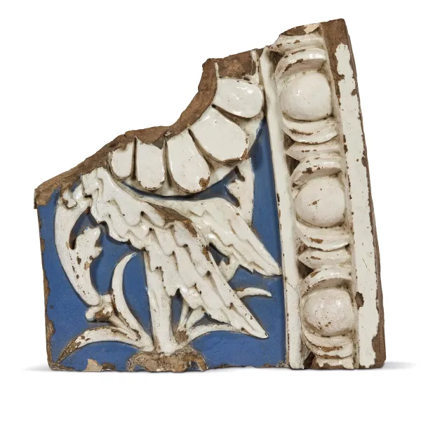 A ROBBIANA WORKSHOP FRAGMENT, EARLY 16TH CENTURY 