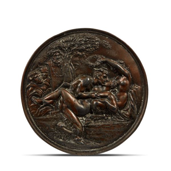 



Northern Italy, 17th century, Satyrs and Nymphs, lead